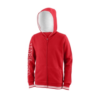 Wilson Hoodie Team II Full Zip Red Children